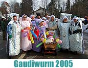Gaudiwurm 2005: Der letzte Faschingsumzug Münchens fand am Sonntag wieder in Johanniskirchen statt (Foto: Martin Schmitz)