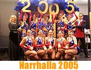 In Schale geworfen hat sich das Show-Team 2005 der Narrhalla, welches am 29.12. in den Räumlichkeiten von Lippert's Friseuere München den Medien vorgestellt wurde (Foto: Martin Schmitz)