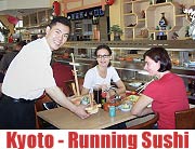 Kyoto - Running Sushi - All you can eat: Japanisch Sushi essen im Münchner Westend am Heimeranplatz /Foto: MLM)
