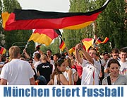 München feiert Fussball (Foto: Martin Schmitz)