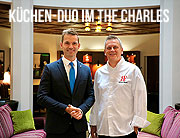 Kulinarischer Paukenschlag: Das Charles Hotel begrüßt Michael Hüsken zurück als Executive Chef und Clemens Heinrich als Director of Food & Beverage (©foto: The Charles Hotel