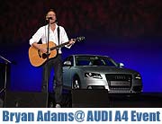 Audi Private Night in München am 09.11.2007: Audi präsentiert zwei Stars: Bryan Adams und die neue Audi A4 Limousine (Foo: Pter von Oppen)