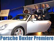 Der neue Porsche Boxster feierte in München in einem außergewöhnlichen Rahmen seine Premiere. Vorgestellt wurde er im Amadeon Zelt auf dem Tollwood Festival (Foto: Martin Schmitz)